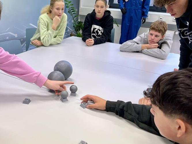 Schüler der 9d fliegen zur ISS